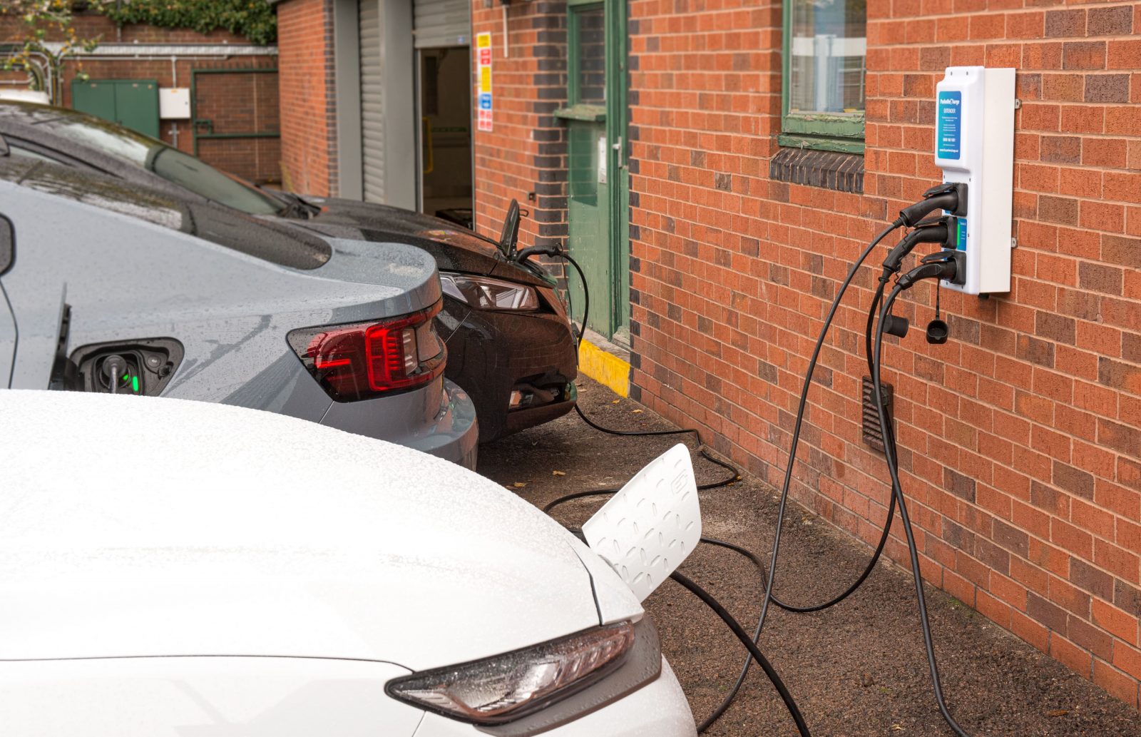 Charging electric vehicles at work